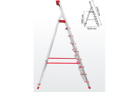 Лестница-стремянка Новая Высота NV 3118 (9 ступеней)