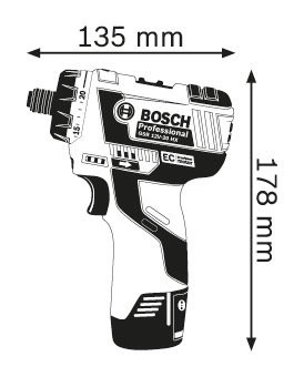 Дрель-шуруповерт Bosch GSR 10.8 V-EC HX