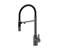 Смеситель Paulmark Magneto One Ma213188-GM (черный/вороненая сталь)