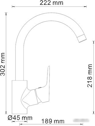 Смеситель Wasserkraft Lippe 4507