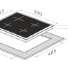Варочная панель Maunfeld EGHG 64.1CB/G черный