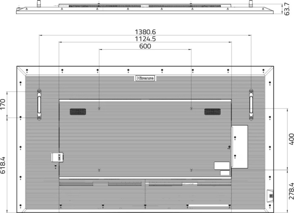 Информационная панель Hisense 75DM66D