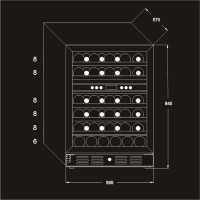 Винный шкаф Meyvel MV46-KBT2