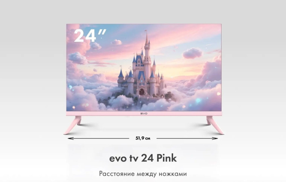 Телевизор Evo TV 24 Pink TD0055864RU