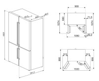 Холодильник side by side Smeg FQ60XDE