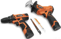 Дрель-шуруповерт Daewoo Power DGA 1220Li SET (с 2-мя АКБ, сумка, сабельная пила)