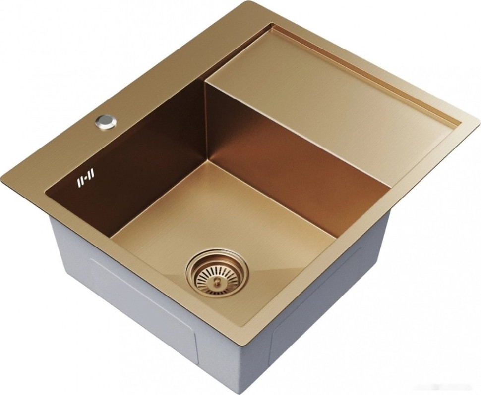 Кухонная мойка Mixline Pro 552925 (бронза, с сифоном)