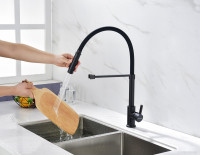 Смеситель Paulmark Halt HA214021-NI (черный/никель)