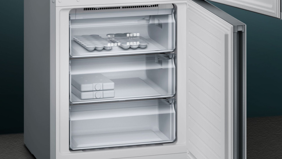 Холодильник с нижней морозильной камерой Siemens KG49NSW2AR
