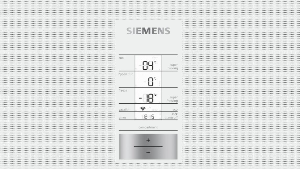 Холодильник с нижней морозильной камерой Siemens KG49NSW2AR