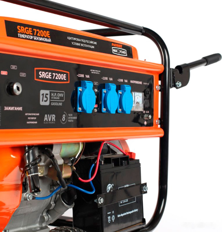 Генератор Patriot Max Power SRGE 7200E