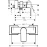 Смеситель Hansgrohe Vernis Shape 71650670
