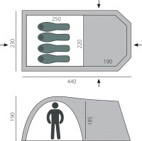Палатка BTrace Osprey 4