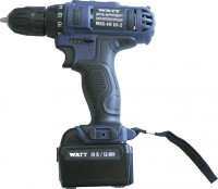 Дрель-шуруповерт Watt WAS-18 Li-2 101803112 (с кейсом)