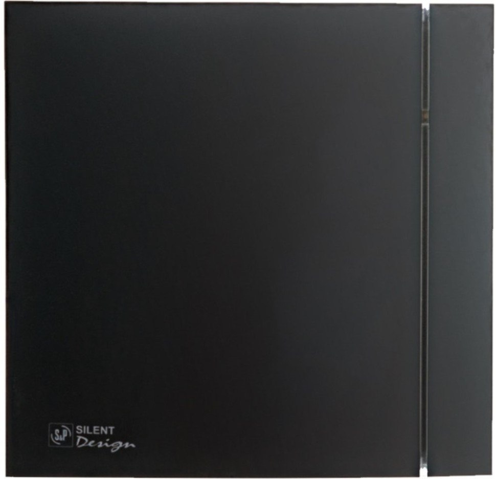 Осевой вентилятор Soler & Palau Silent-200 CZ Matt Black Design - 4C 5210009900