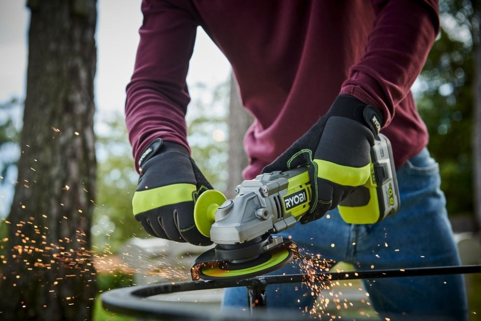 Угловая шлифмашина Ryobi R18AG7-140S