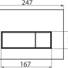 Панель смыва Alcaplast M572