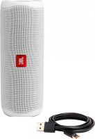 Портативная акустика JBL Flip 5 (белый)