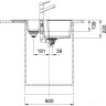 Кухонная мойка Franke UBG 651-78 (графит)