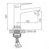 Смеситель Ledeme L1078B