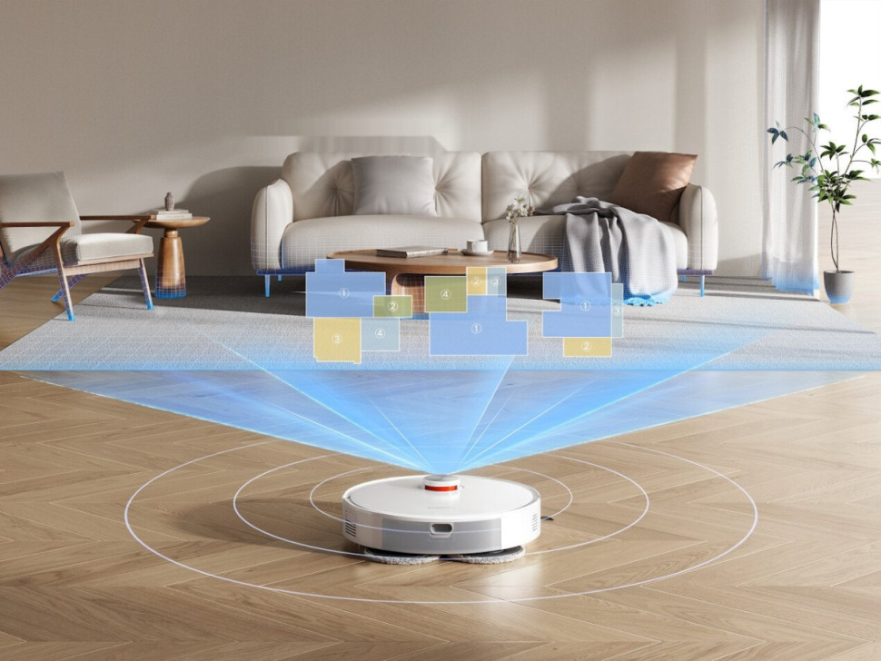 Робот-пылесос Xiaomi Robot Vacuum S40 Pro OV71GL (евровилка, белый)