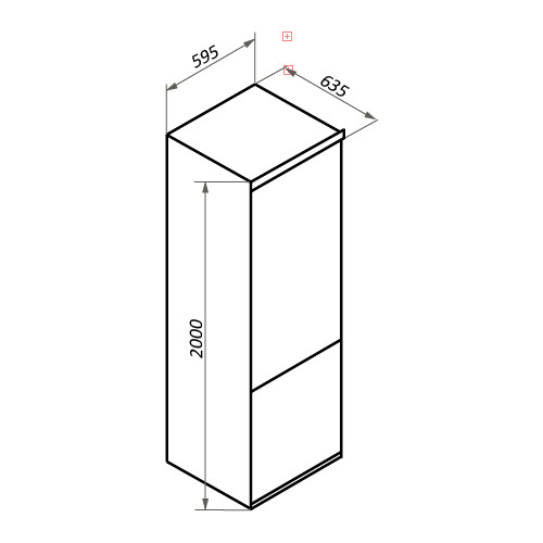 Холодильник Maunfeld MFF200NFR