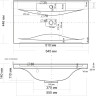 Умывальник Madera Milen 65