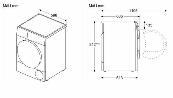 Сушильная машина Bosch Serie 4 WTN86202ME