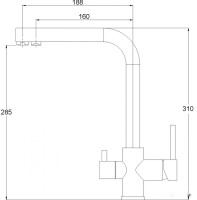 Смеситель AquaSanita Akvaduo 2663 (хром)