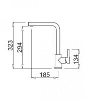 Смеситель Elleci Trail G48 Grigio Cemento