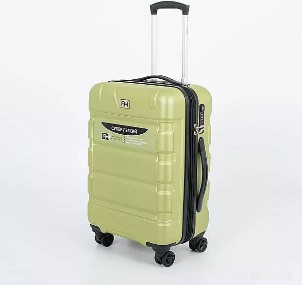 Чемодан-спиннер Francesco Molinary 336-161426/3-20 (салатовый)