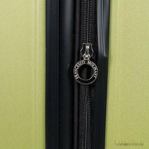 Чемодан-спиннер Francesco Molinary 336-161426/3-20 (салатовый)