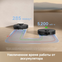 Робот-пылесос Dreame Robot Vacuum D20 Black RLD35GA (евровилка, черный)