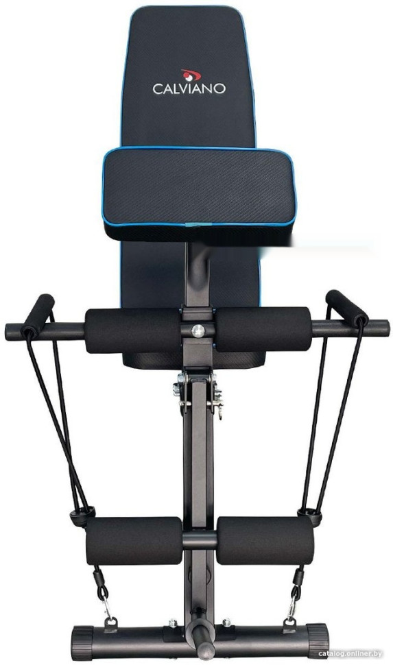 Силовая скамья Calviano 1003 (черный/синий)