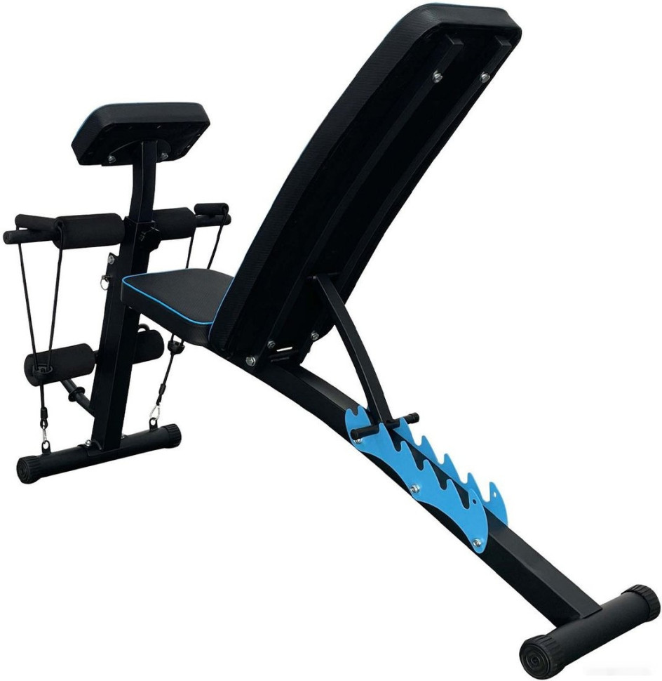 Силовая скамья Calviano 1003 (черный/синий)