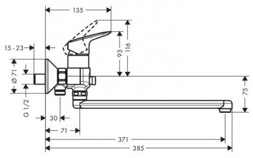 Смеситель Hansgrohe Logis 71402000
