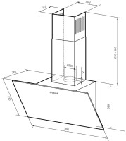 Вытяжка LEX Moza 500 (Black)