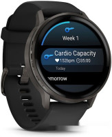 Умные часы Garmin Venu 4 45 мм (черный)