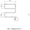 Полотенцесушитель Zorg Лабиринт 60x51, 60 вт (К-кнопка)