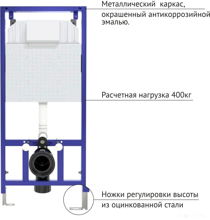 Система инсталляции Berges Wasserhaus Novum S1 040241