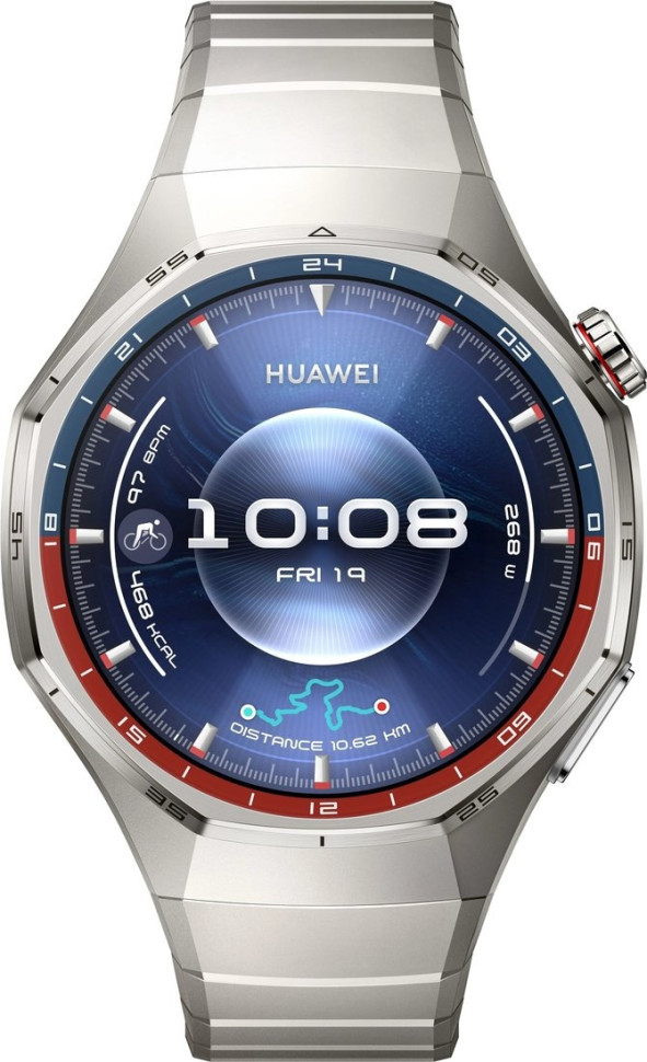 Умные часы Huawei Watch GT 6 Pro 46 мм (серебристый, с серебристым браслетом, международная версия)
