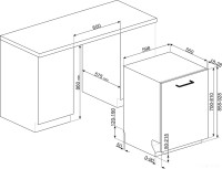 Посудомоечная машина Smeg STL323BQLH