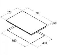 Варочная панель CATA ISB 603 WH 08001001