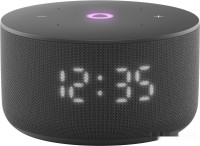 Умная колонка Яндекс Станция Мини 3 с часами (черный)