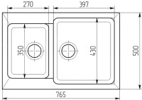 Кухонная мойка Gran-Stone GS 76 K 307 терракот