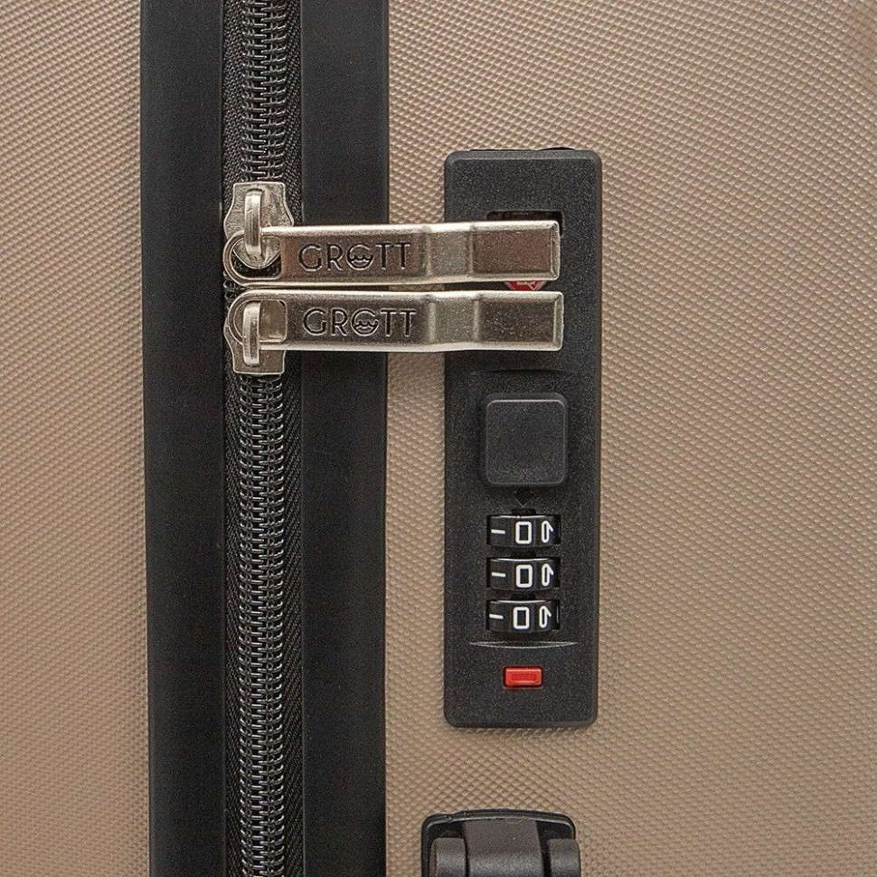Чемодан Grott 340-619/3-20GLD (золотой)