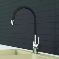 Смеситель Rubineta Flexy-33 (Black-Chrom)