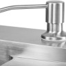 Кухонная мойка Saniteco 6550-L (с сифоном, дозатором и коландером)