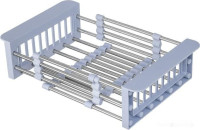 Кухонная мойка Saniteco 6550-L (с сифоном, дозатором и коландером)