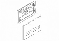 Панель смыва BelBagno Marmi BB012-MR-NERO.M